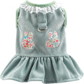 Dog Dresses for Small Dogs Girl Summer Puppy Cute Clothes Outfit Apparel Female Suspender Skirt Pup Yorkie Clothing Breathable Pet Dress for French Dogs Chihuahua