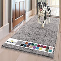 Muddy Mat® | Super Absorbent Door Mat Indoor, Microfiber Quick Dry Chenille Entryway Rug, Non-Slip Front Door Mat, Indoor Mats for Entryway, Machine Washable Pet Rug, Grey 24"x96"
