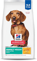 Hill's Science Diet Adult Perfect Weight Small & Mini Dry Dog Food, Chicken, 12.5 lb. Bag