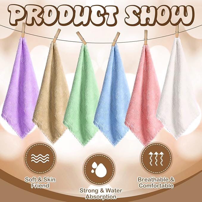Newwiee 24 Pcs Guinea Pig Fleece Bedding Blankets Bulk Washable Small Animal Fleece Cage Liners Pet Wash Cloth Sleeping Mat Cover for Hamster Chinchilla Rabbit Hedgehog(14 x 30 Inch,Multicolor)