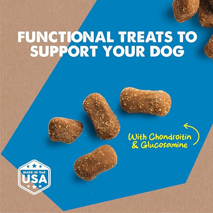 Cloud Star Dynamo Dog Soft Chews Hip & Joint Grain Free Dog Treats, Bacon & Cheese, 14 oz. Pouch