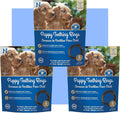 N-Bone Puppy Teething Rings Peanut Butter Flavor 6 Count Bag Multi Pack, Total 3 Bags, 21.6-oz (18 Rings)