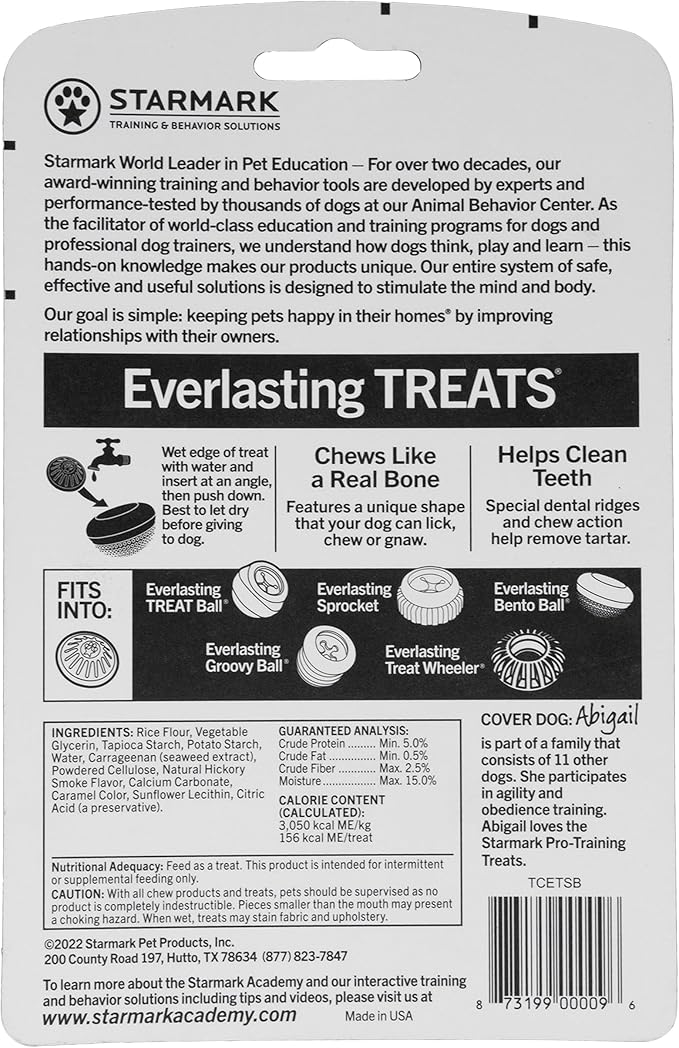 Everlasting Treat For Dogs, Natural Hickory Smoke, Medium
