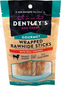 Dentley's Gourmet Wrapped Rawhide Sticks Dog Treats - Chicken