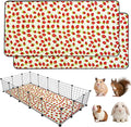 2 Pack Guinea Pig Cage Liners, Waterproof Reusable Guinea Pig Cage Liners,Waterproof Super Absorbent Pee Pads for Small Animals,36x60 inch 2pack