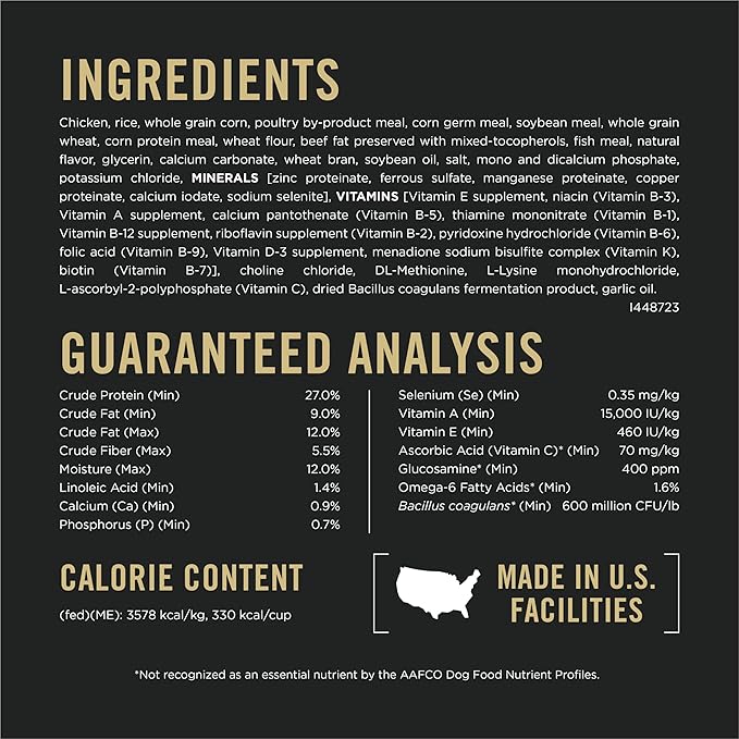 Purina Pro Plan Weight Management Dog Food Dry, Shredded Blend Chicken and Rice Formula - 6 lb. Bag