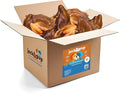 Jack&Pup Whole Pig Ears for Dogs | Premium Pig Ears Dog Treats for Large Dog to Small | All Natural, Digestible and Single Ingredient (65 Pack)
