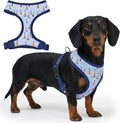 Parisian Pet Sailboat Dog Harness - Breathable No Pull Puppy Harness with Leash Ring - Adjustable Nautical Harnesses for Dogs - Soft Padded Step-in Pet Vest - Lightweight Dog Vests for Large Dogs