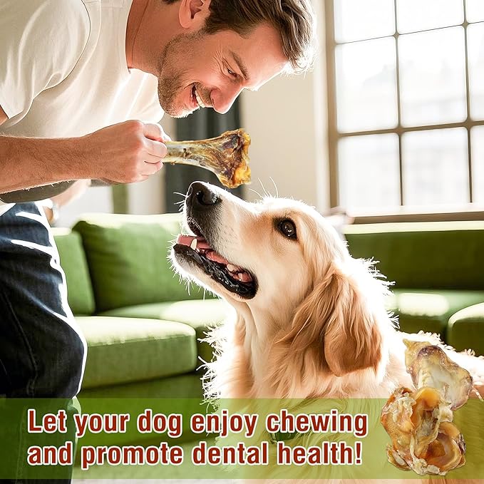 Giant Dog Bone Stick，Dental Health Dog Treat - Natural, Bite-Resistant & Teeth-Cleaning, Chew Toy for Medium and Large Dogs, 100% Grass-Fed Beef Bone for Canines (2 Count)