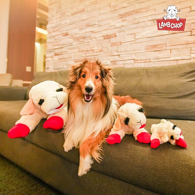 Multipet Standing Lamb Chop 13" Dog Toy