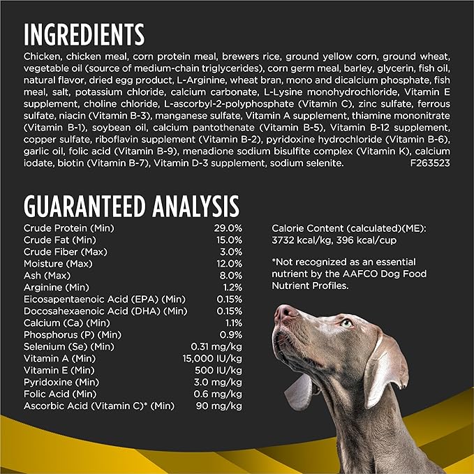 Pro Plan Veterinary Diets Purina NC NeuroCare Canine Formula High Protein Dog Food - 6 lb. Bag