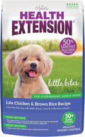 Health Extension Little Bites LITE Dry Dog Food, Chicken & Brown Rice for Toy and Small Breeds, Supports Healthy Weight, Digestion, Coat & Joint Health with Probiotics & Superfoods, 15 lb Bag