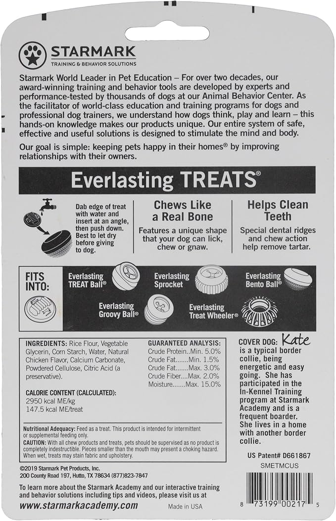 Starmark Everlasting Treat Medium Chicken USA 3.6 Oz (Pack of 4)