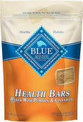 Blue Buffalo Pumpkin and Cinnamon Health Bars for Dogs, 16 Oz (12 Pack)