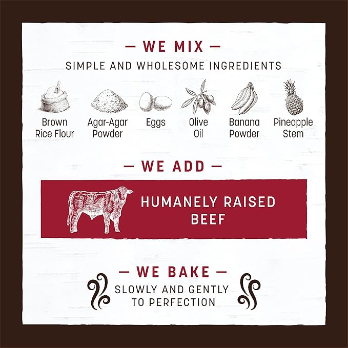 Earth Animal No Hide Chews - Long Lasting Rawhide Free Medium Dog Chews Rolls, Beef - 3 Count Value Pack