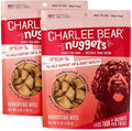 Charlee Bear Nuggets to Support Hip & Joint Health, Bearcuterie Bites with Omega 3s, Crunchy Outside and Creamy Inside, Real Apples, Cheese, & Honey, 6oz Bags (2), Made USA
