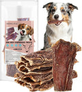 2.83 OZ Beef Esophagus Dog Treats,Single Ingredient All Natural Healthy Chews for Dogs,High Protein Long Lasting Chews for Small & Large Dogs (2.83 OZ)