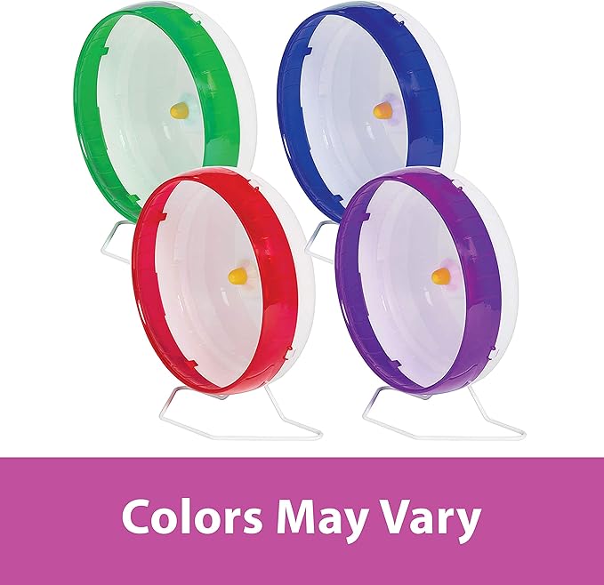 Kaytee Silent Spinner Wheel For Pet Mice and Dwarf Hamsters, Mini 4.5 Inch