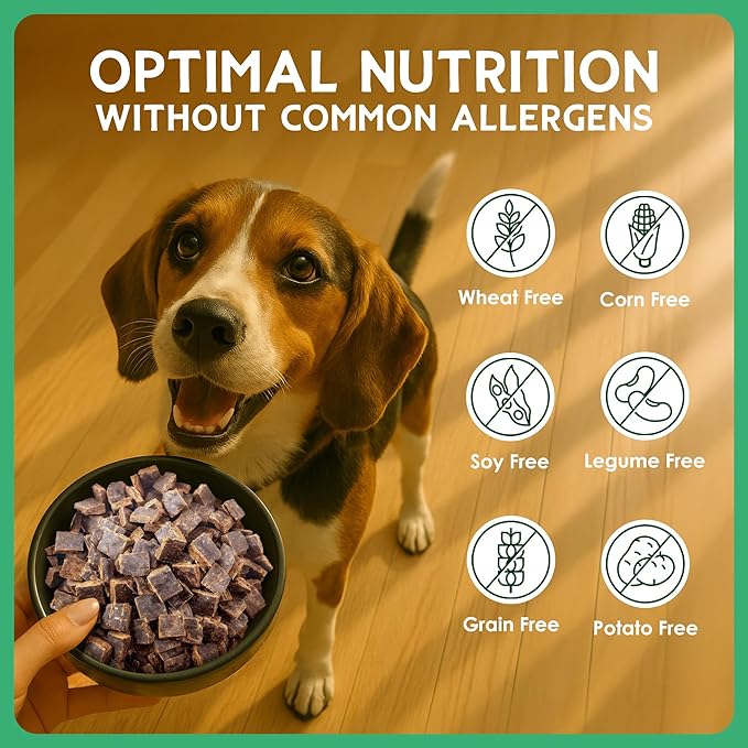 Farmland Traditions The Good List Air-Dried Dog Food, Premium Beef & Bone Broth for Dogs, Protein Rich & Grain-Free Nutrition, 5.5 Pound Bag