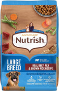Nutrish Rachael Ray Dry Dog Food Large Breed Real Beef, Pea & Brown Rice Recipe, 30 lb. Bag