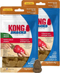 KONG Snacks Dog Treats – 2-Pack | All-Natural, Made in USA, Fits Classic Toys, No Wheat, Corn or Soy (Small, Peanut Butter)