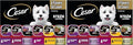 Cesar Wet Dog Food Steak Lovers Variety Pack,Adult,Wet Food for Dogs with Real Meat,3.5 oz Easy Peel Trays,36 Count (Pack of 2)