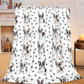 Boston Terrier Throw Blanket French Bulldog Frenchie Puppy Stuff Gifts for Dog Lover Kids Girls Boys Adults Women Men Soft Cozy Warm Plush Fluffy Fuzzy Fleece Blanket Decor 40''X50''
