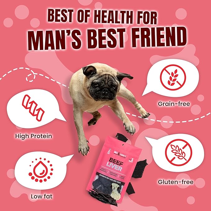 Mika & Sammy's Gourmet Beef Liver Jerky Dog Treats Made in The USA. (Beef Liver 12 Oz)