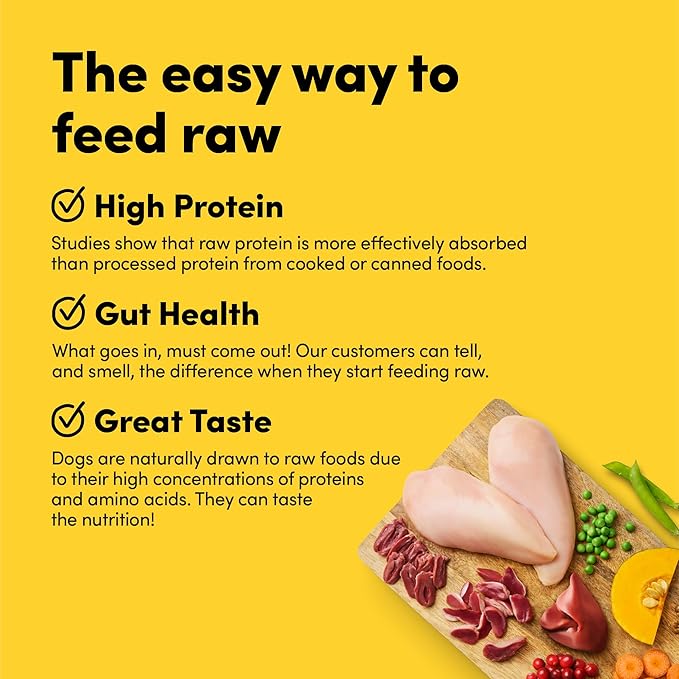 RawMix50 Chicken Organs Dog Food, 50% Freeze-Dried Raw, High Protein, Includes Kibble, No Corn or Wheat, 2lb