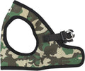 Parisian Pet Step-in Dog Harness - Breathable Mesh No Pull Puppy Harness with Dual D-Ring - Adjustable Harnesses for Dogs - Soft Padded Camo Pet Vest - Lightweight Dog Vests for Small Sized Dogs