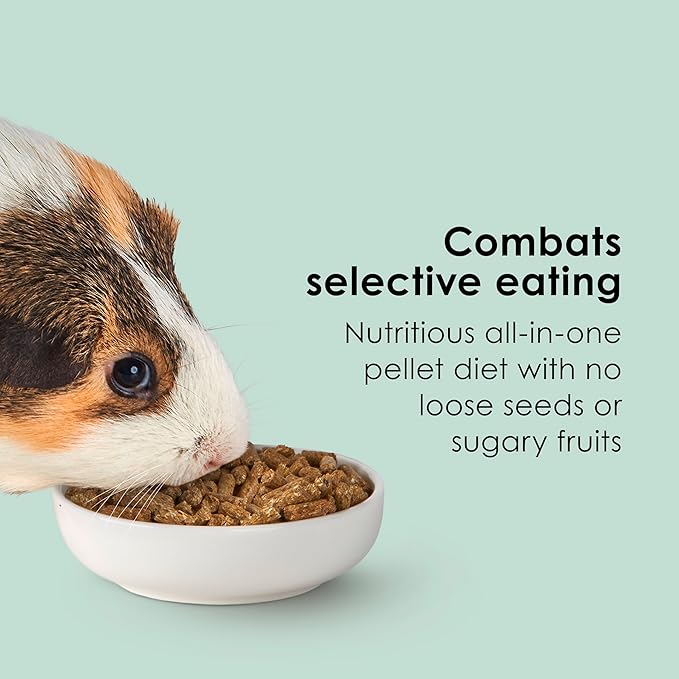 Kaytee Timothy Complete Guinea Pig Food, Made with Timothy Hay, High in Fiber, Supports Dental Health and Digestion, Long-lasting Vitamin C, 5 pounds
