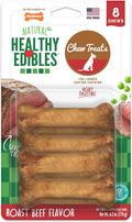 Nylabone Healthy Edibles Natural Dog Chews, Long Lasting Bones for Dogs, Roast Beef Flavor Dog Treats, X-Small (8 Count)