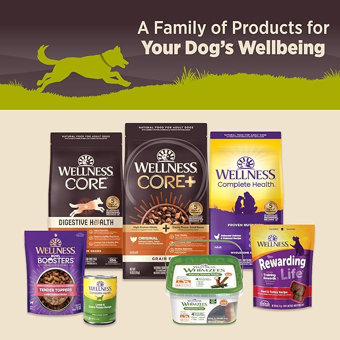 Wellness CORE Natural Wet Grain Free Canned Weight Management Dog Food, 12.5-Ounce Can (Pack of 12)