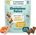 Shameless Pets Soft & Chewy Dog Treats, Cheeky Chicken Meaty Tenders, 1.5lb – Real Chicken is 1st Ingredient – Grain Free, No Corn or Soy – Digestive Support – for Small, Medium & Large Dogs