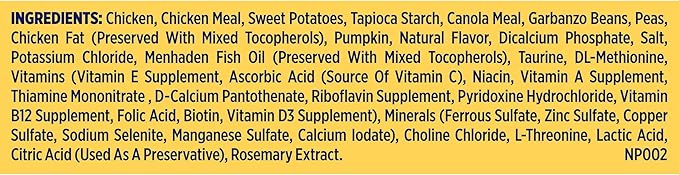 Nature's Recipe Grain Free Puppy Dry Dog Food, Chicken, Sweet Potato & Pumpkin Recipe, 12 lb. Bag