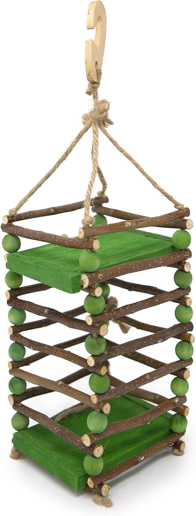 Oxbow Enriched Life Apple Stick Hay Feeder, Rabbit Toys, Guinea Pig Toys, Enrichment for Bunny, Guinea Pig, Hamster, Rabbit, Chinchilla, Chinchilla Cage Accessories, Small Pet Accessories for Cage