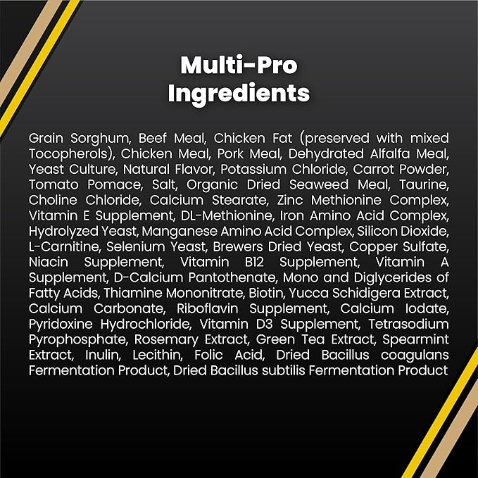 Victor Super Premium Multi-Pro Dry Dog Food Gluten Free with Beef, Chicken and Pork Protein for Normally Active Dogs All Breeds and Life Stages, 15 lb