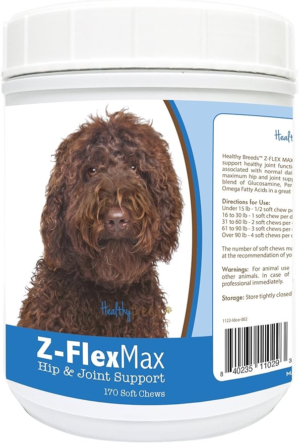 Healthy Breeds Labradoodle Z-Flex Max Hip and Joint Soft Chews 170 Count