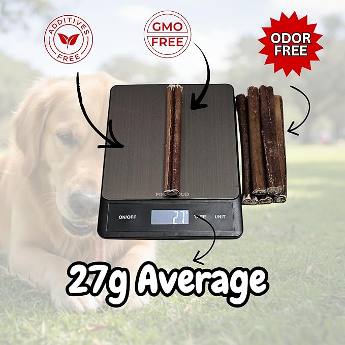PET CHEWS™ 7.5lb Bulk Box (125 Count) Thick Bully Sticks 6 Inch - 100% Natural Beef Pizzle Dog Treats - Long Lasting, Odor-Free & Fully Digestible - High-Protein Chews for All Breeds.