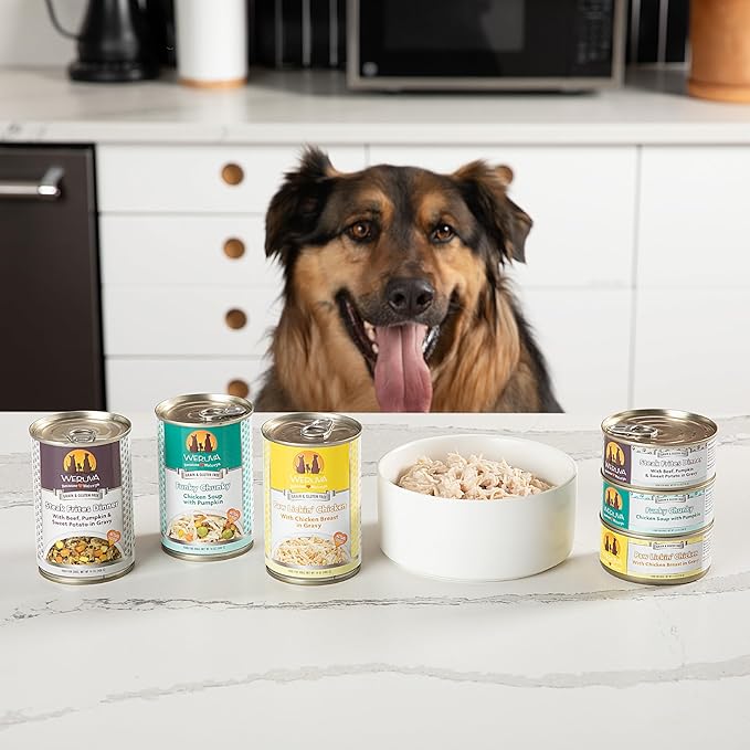Weruva Classic Dog Food, That's My Jam! with Chicken & Lamb in Gelée, 14oz Can (Pack of 12), Green