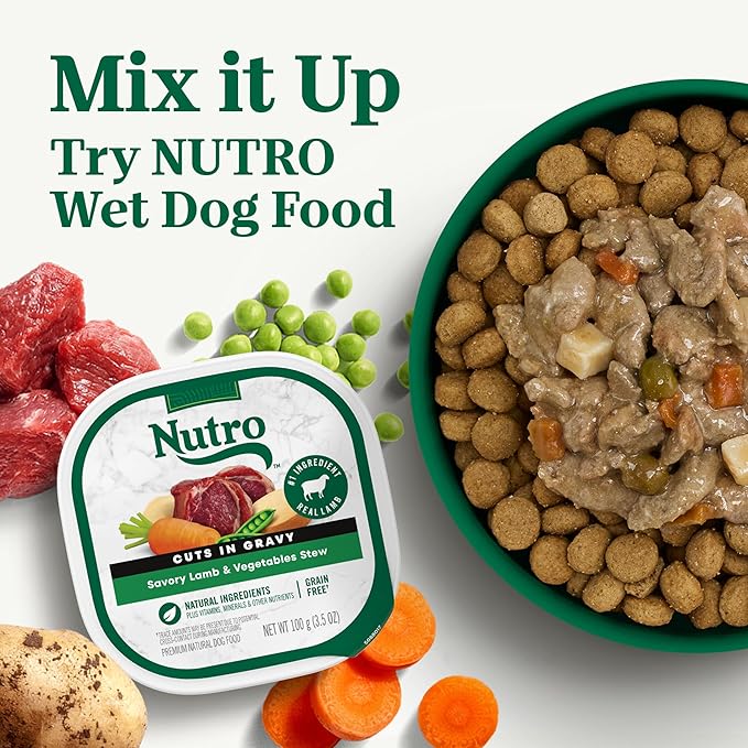 Nutro Natural Choice Senior Dog Food Dry Recipe, Chicken and Brown Rice Recipe, Dry Dog Food, 30 lb. Bag
