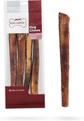 GigaBite Bully Sticks for Dogs All Natural Beef Pizzle Dog Chews, Odor & Rawhide Free Dog Treats, Long Lasting High Protein Chews Digestible Dental Dog Treat - Sticks (Monstrous 12"), Pack of 4