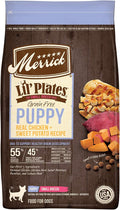 Merrick Lil’ Plates Premium Grain Free Dry Puppy Food for Small Dogs, Real Chicken and Sweet Potato Kibble - 12.0 lb. Bag