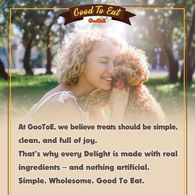 Gootoe Dog Treats, Chicken Jerky for Dogs - Premium Dog Training Treats; High-Protein, Gluten-Free, Hypoallergenic, Grain-Free, Chicken Sticks with Sweet Potato, 1.5 lb