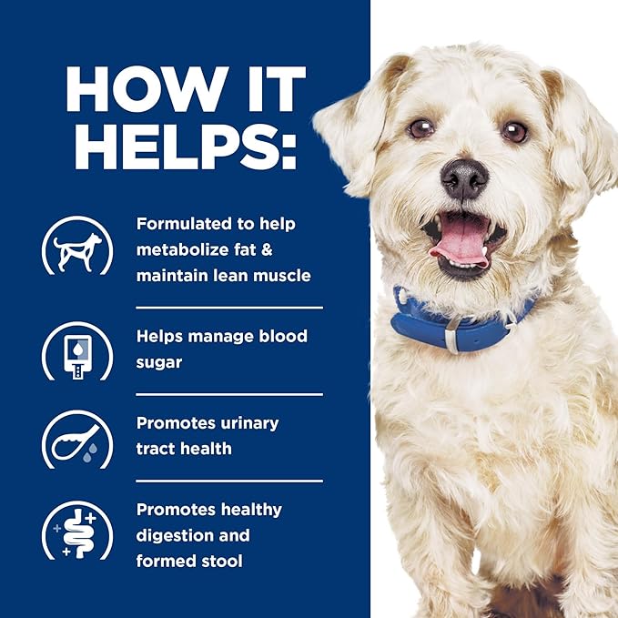Hill's Prescription Diet w/d Multi-Benefit Digestive/Weight/Glucose/Urinary Management Wet Dog Food, Vegetable & Chicken Stew, 5.5 oz. Cans, 24-Pack