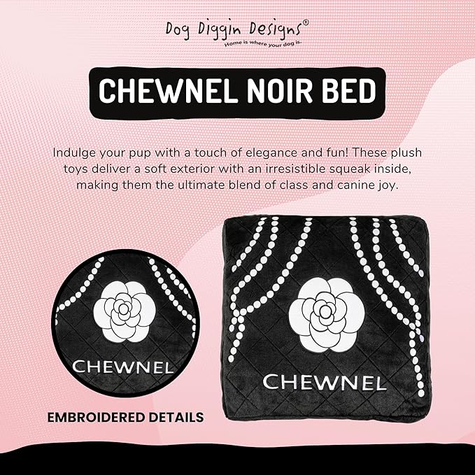 Dog Diggin Designs Parody Cloud 9 Bed Collection | Soft, Stylish, Comfortable, Eye-Catching Design | Machine Washable Removable Cover for Easy Cleaning