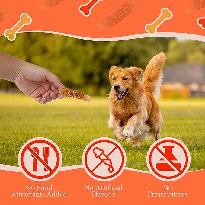 Annika Dog Treats – Grain-Free Chicken Wrapped Sweet Potato Chews, High Protein, Human-Grade Natural Jerky for Small, Medium & Large Dogs, 11.6 oz
