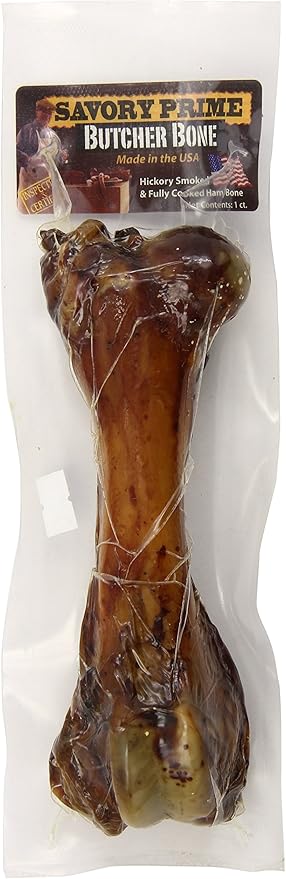 Savory Prime Ham Butcher Bone, Medium and Large, Model: 88801, NATURAL