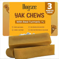 Dogsee Himalayan Yak Chews with Turmeric/Curcumin (Monster/XL- 3 Chews) | Yak Chews for Large Dogs | Dog Treats | Helps Joint Pain | Rawhide-Free | Long Lasting for Dogs Over 55 lbs