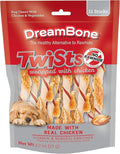 Dreambone Twists Wrapped with Chicken, No-Rawhide Chews for Dogs, 11 Count